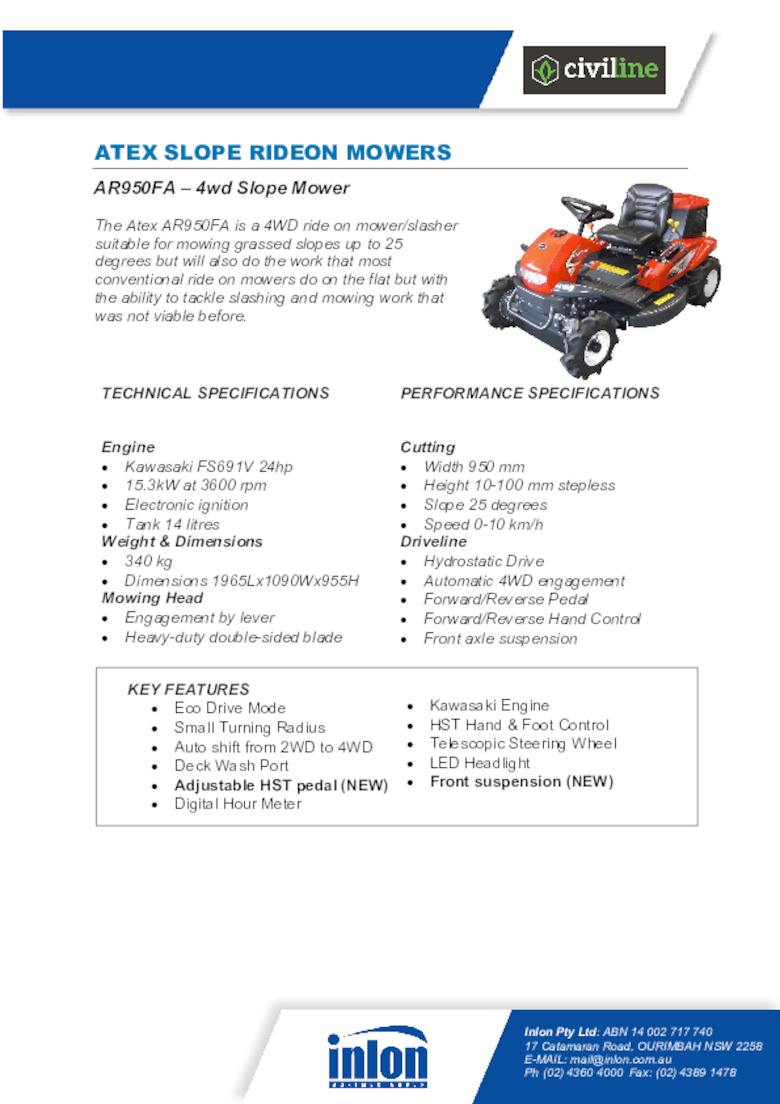 Civiline Atex 950FA